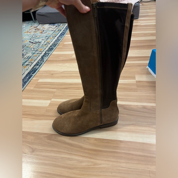 Donald J Pliner Women’s Isla Suede Riding Boot in Brown Size 11 New - Picture 9 of 14